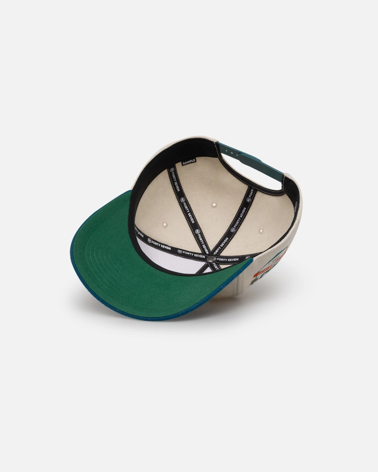 47 Brand Miami Dolphins Legacy Wooly Sure Shot Snapback Natural/Neptune