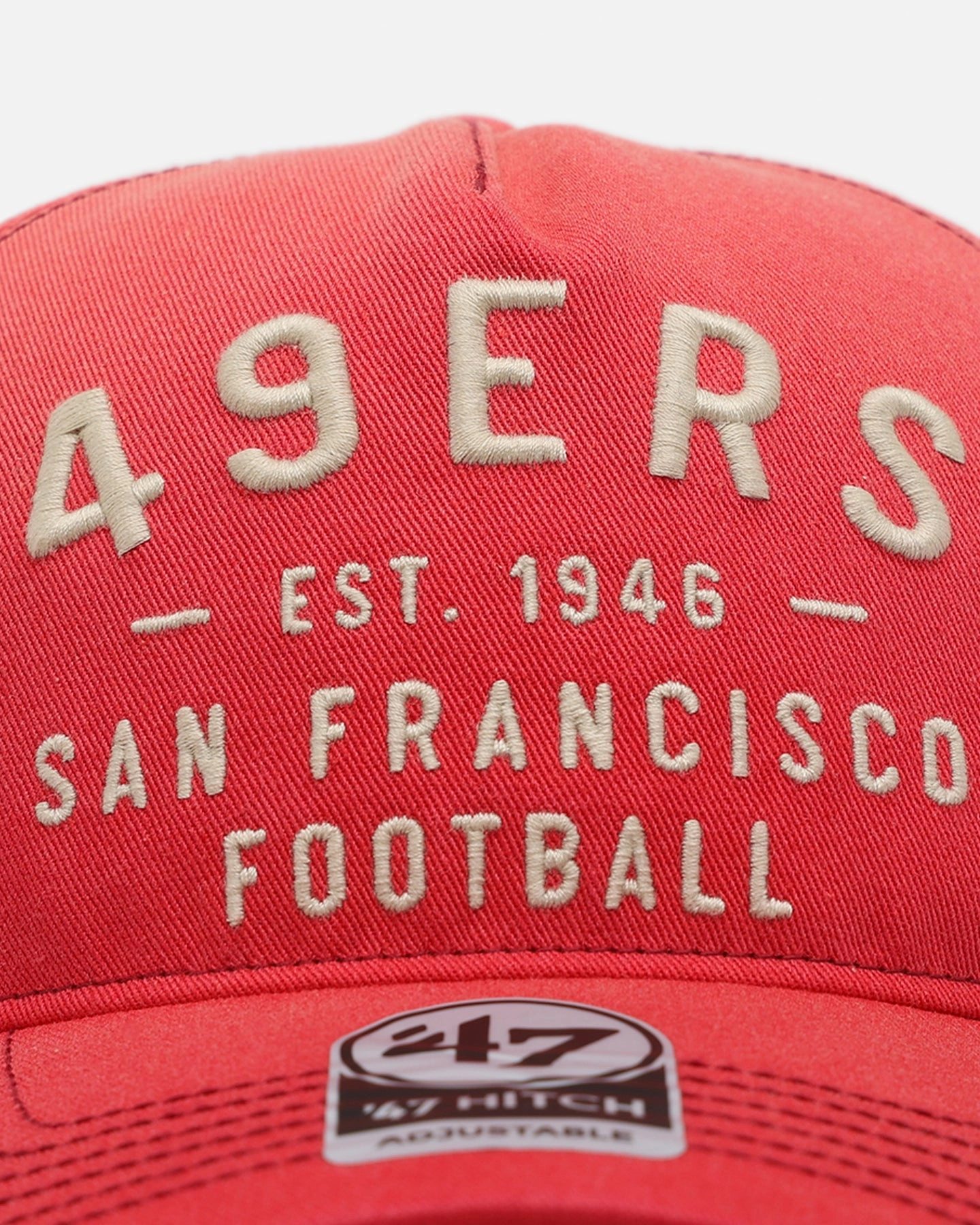 47 Brand San Francisco 49ers 'Dusted Hitch' 47 Hitch Snapback Red