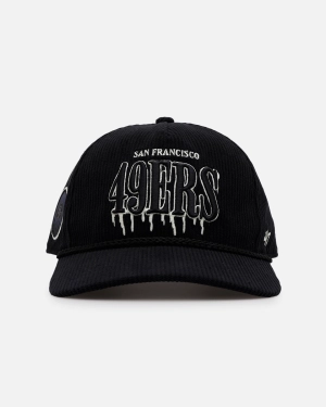 47 Brand San Francisco 49ers 'Slasher' 47 Hitch Corduroy Snapback Black