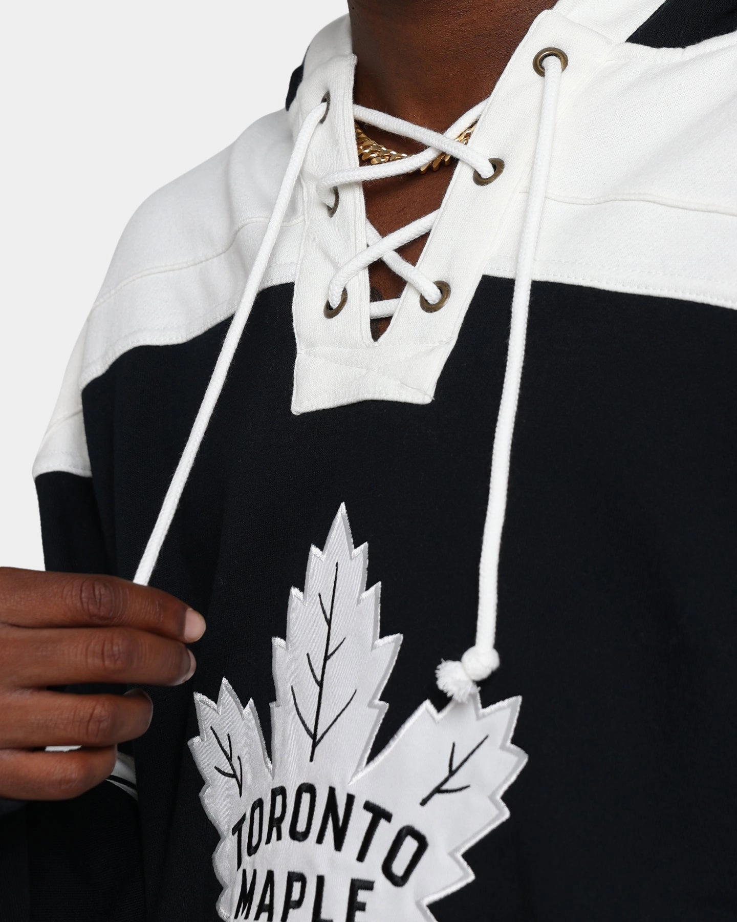 47 Brand Toronto Maple Leafs Superior Lacer Hoodie Jet Black