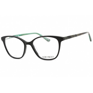Adensco Women's Eyeglasses - Black Plastic Cat Eye Plastic Frame | AD 236 0807 00