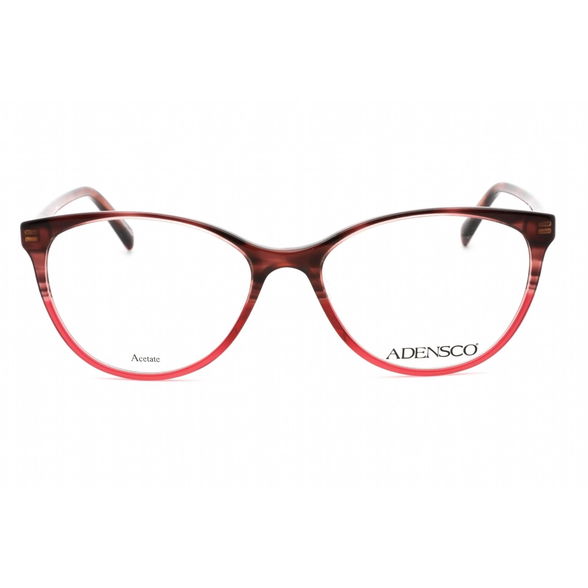 Adensco Women's Eyeglasses - Brown Havana Pink Cat Eye Plastic Frame | AD 234 0S0R 00
