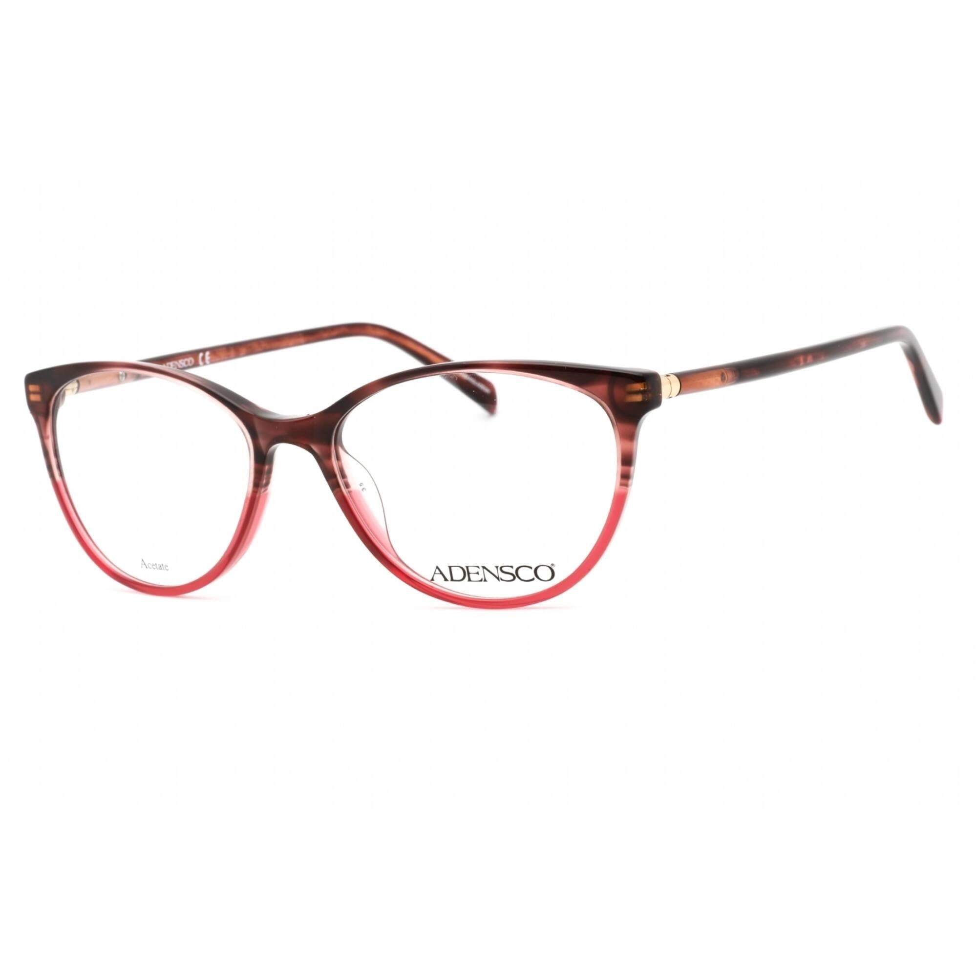 Adensco Women's Eyeglasses - Brown Havana Pink Cat Eye Plastic Frame | AD 234 0S0R 00