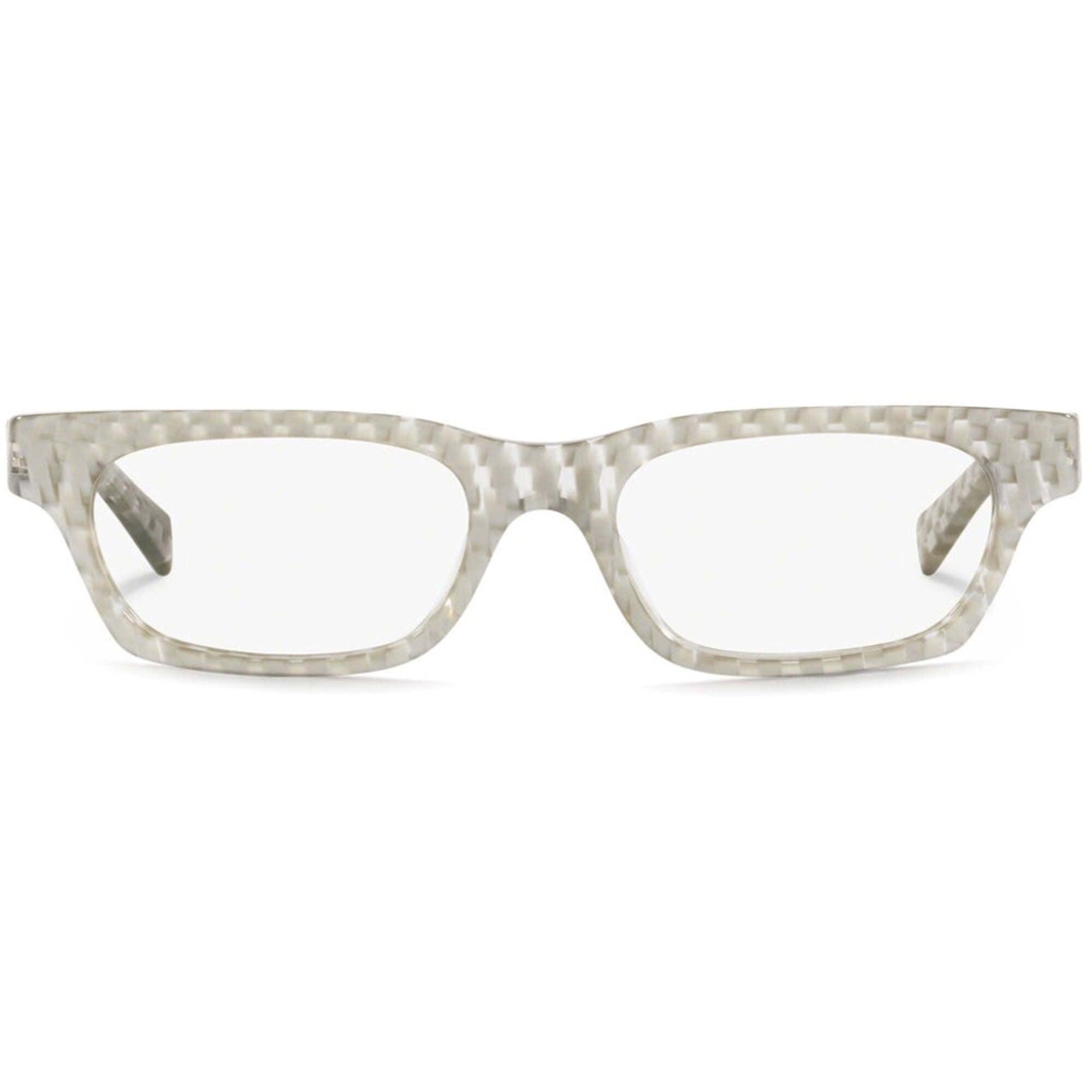 Alain Mikli Women's Eyeglasses - Silver Damier Plastic Frame | ALAIN MIKLI 0A03091 001