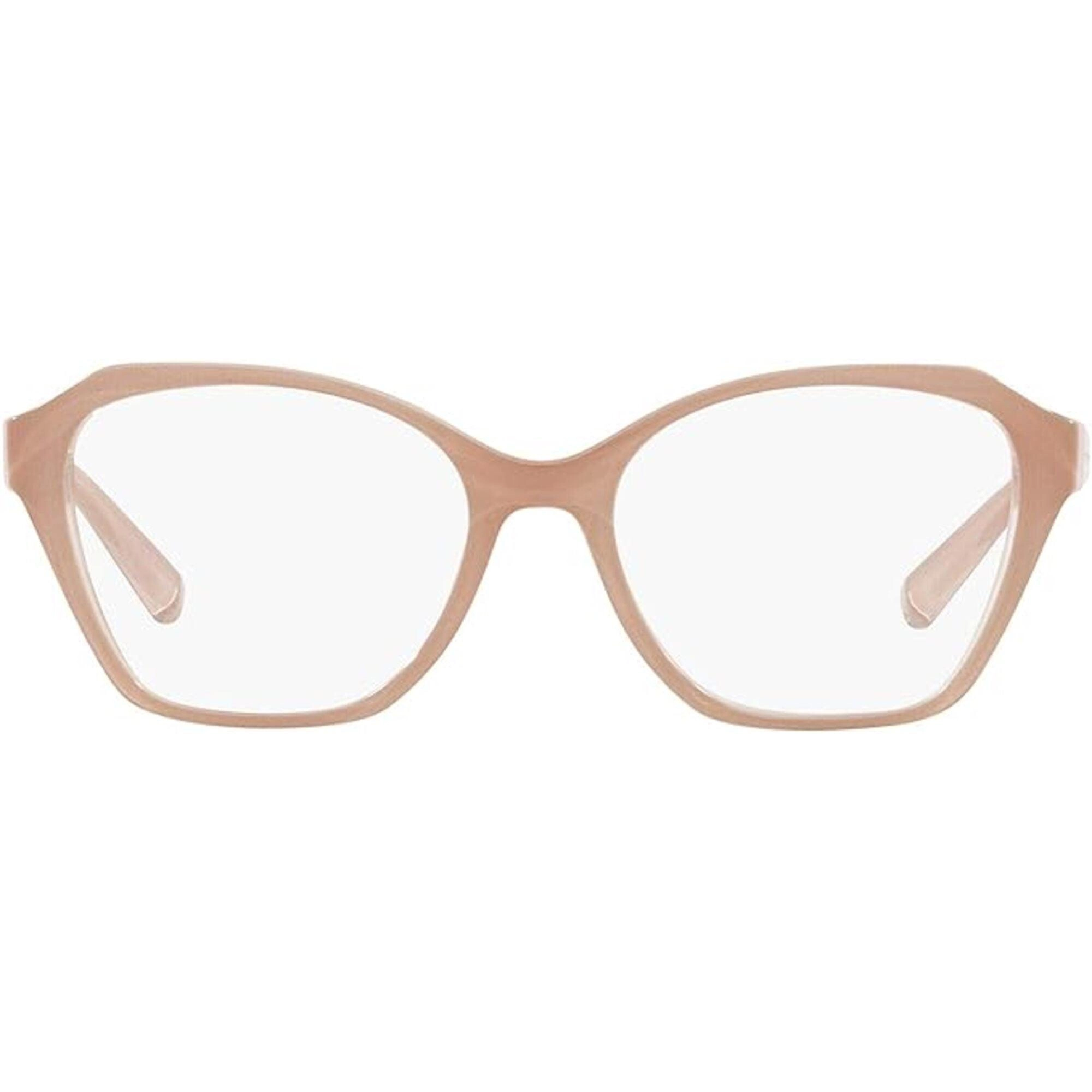Armani Exchange Women's Eyeglasses - Top Pink On Crystal Square Frame | 0AX3080 8329