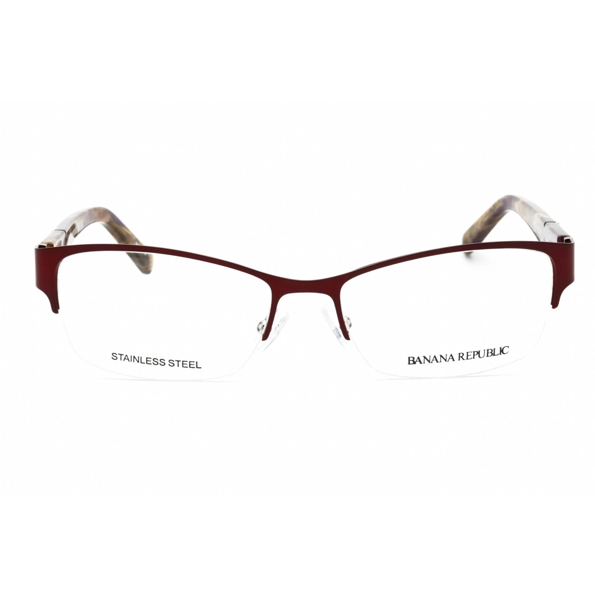 Banana Republic Women's Eyeglasses - Bordeaux Metal Rectangular Frame | Jordyn 023B 00