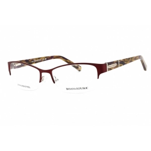 Banana Republic Women's Eyeglasses - Bordeaux Metal Rectangular Frame | Jordyn 023B 00