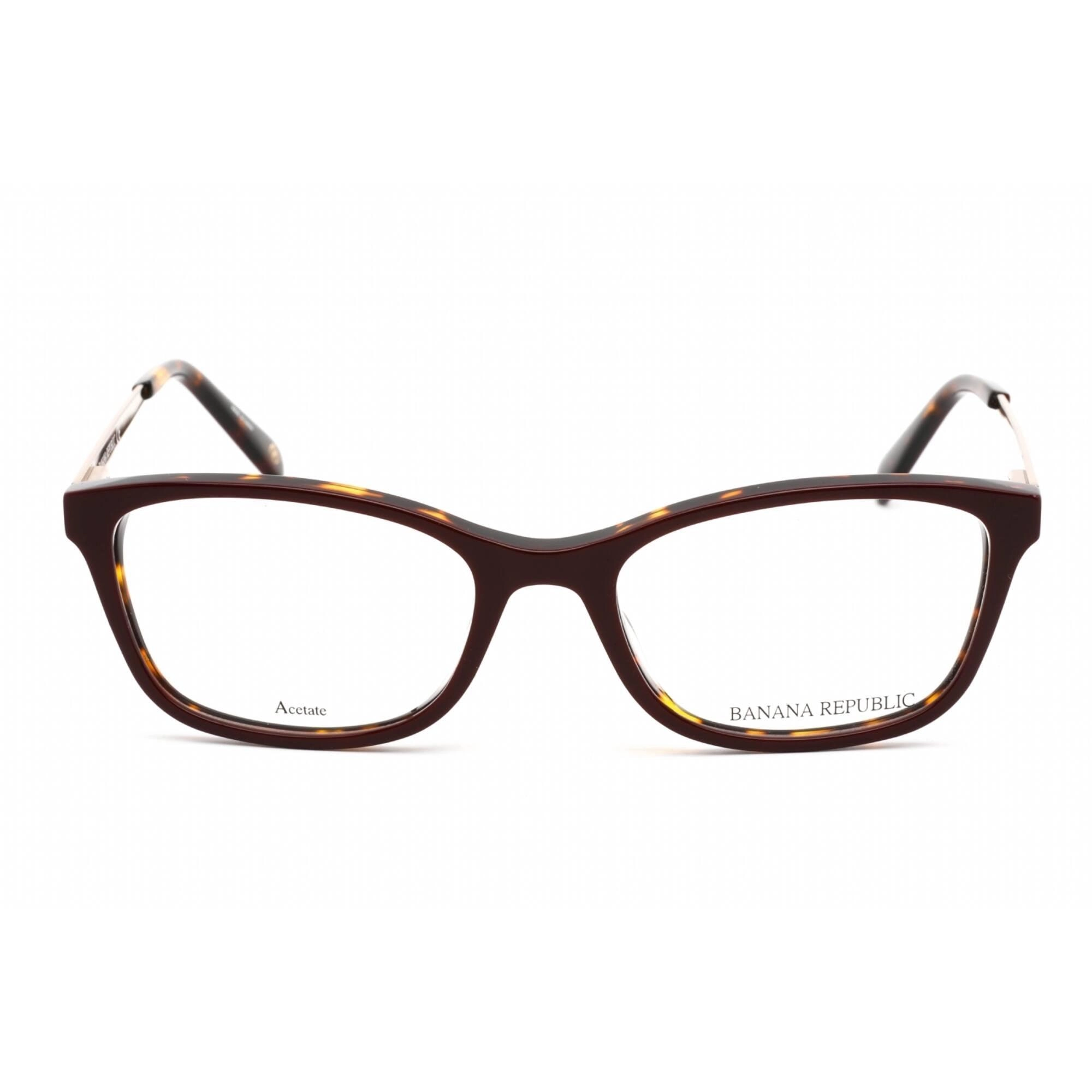 Banana Republic Women's Eyeglasses - Burgundy Havana Cat Eye Frame | CATERINA 0YDC 00