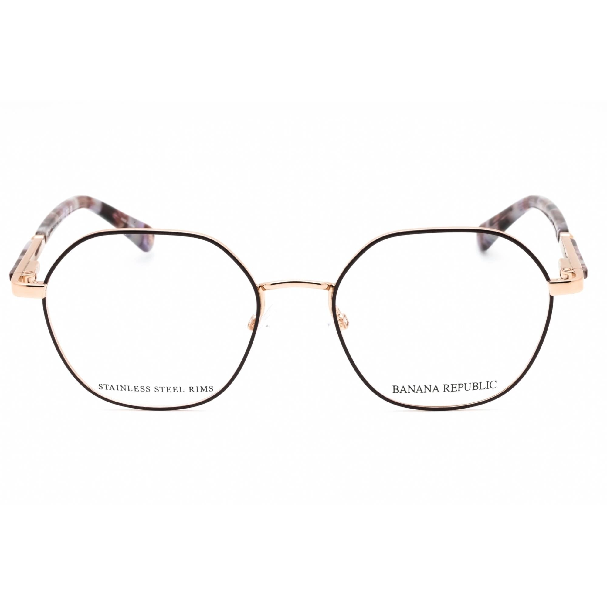 Banana Republic Women's Eyeglasses - Burgundy Wine Geometric Frame | BR 227 0SK4 00