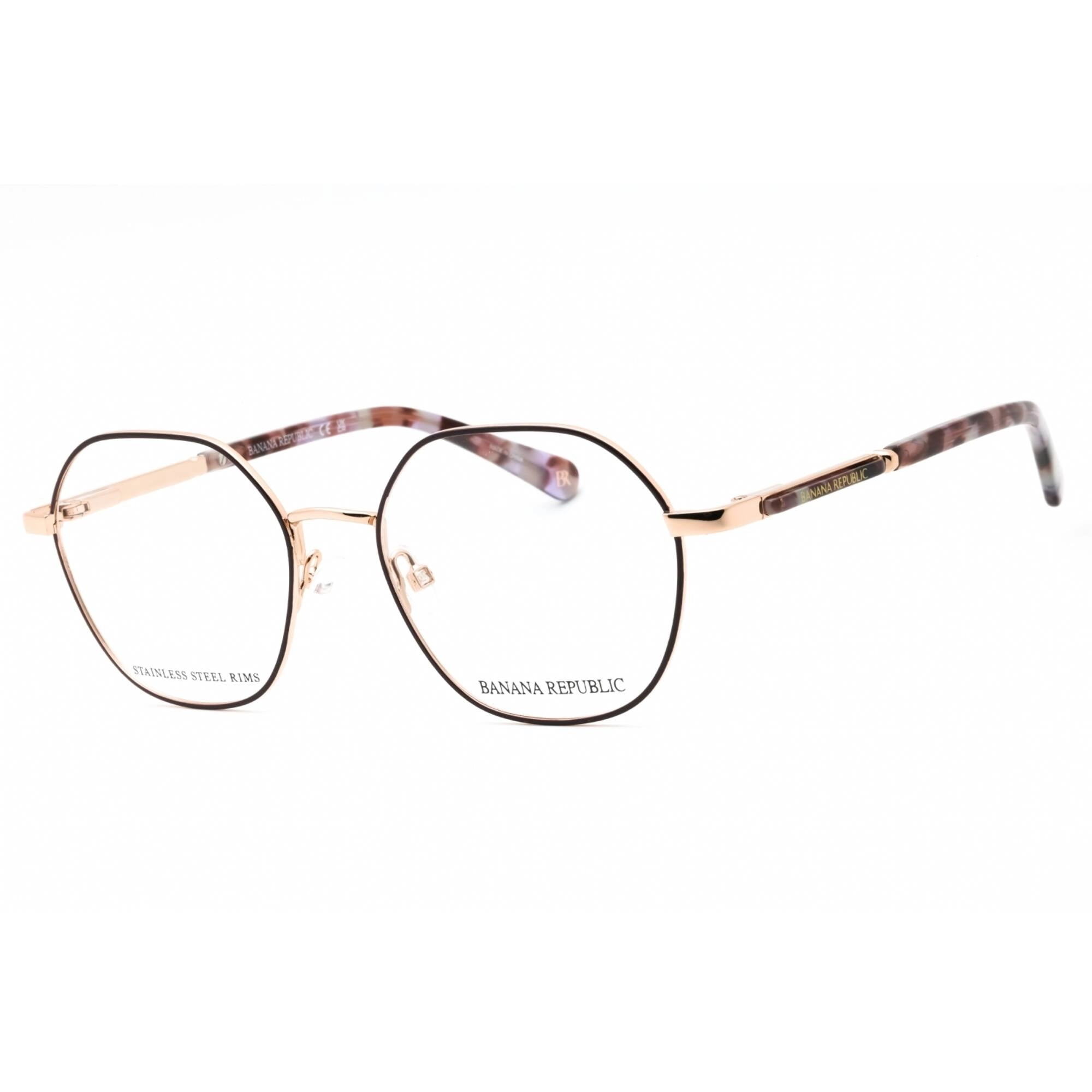 Banana Republic Women's Eyeglasses - Burgundy Wine Geometric Frame | BR 227 0SK4 00