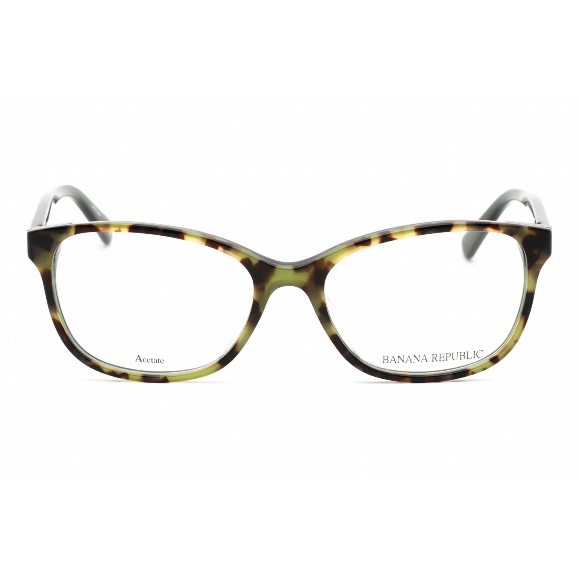 Banana Republic Women's Eyeglasses - Olive Havana Plastic Frame | BR 206 0G1U 00