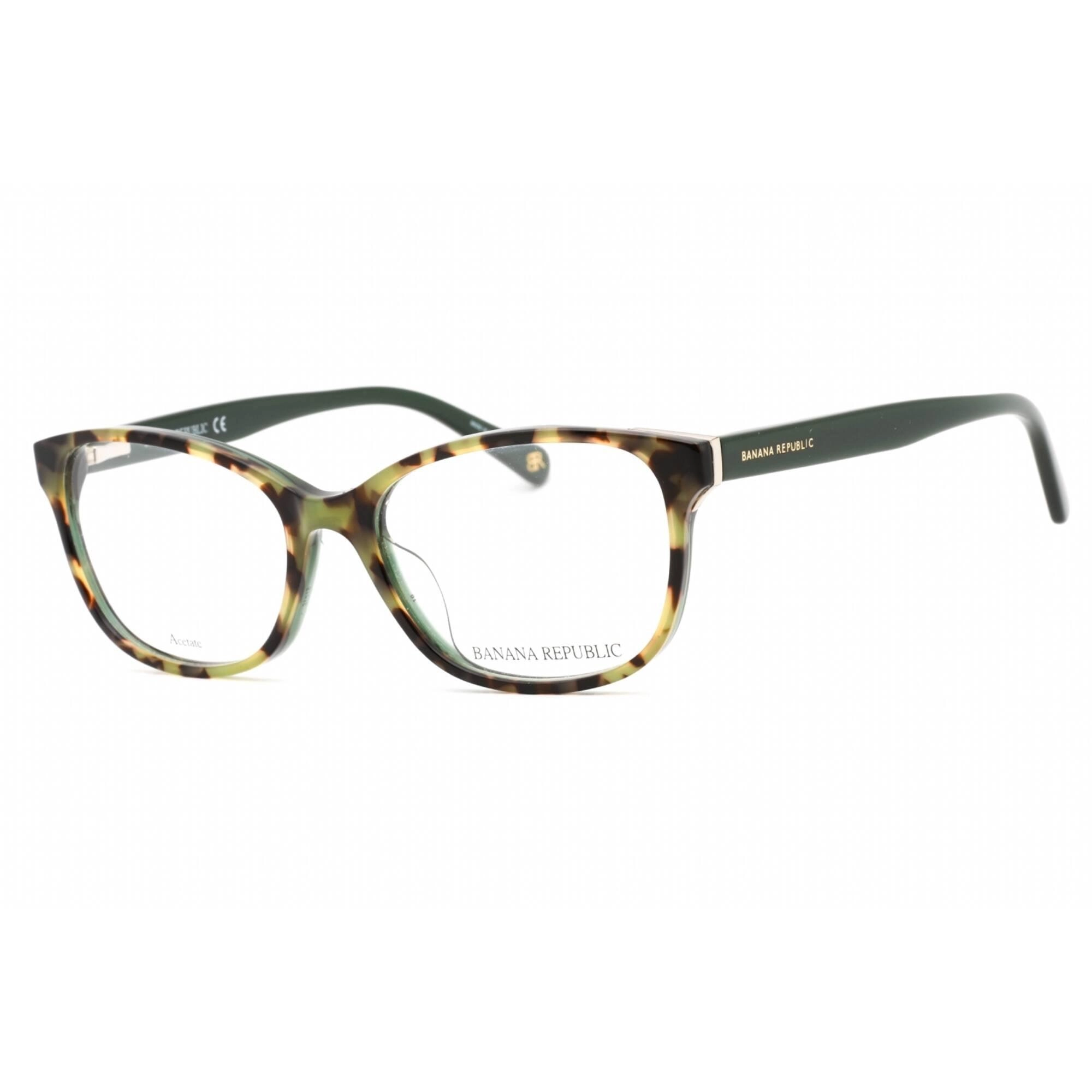 Banana Republic Women's Eyeglasses - Olive Havana Plastic Frame | BR 206 0G1U 00