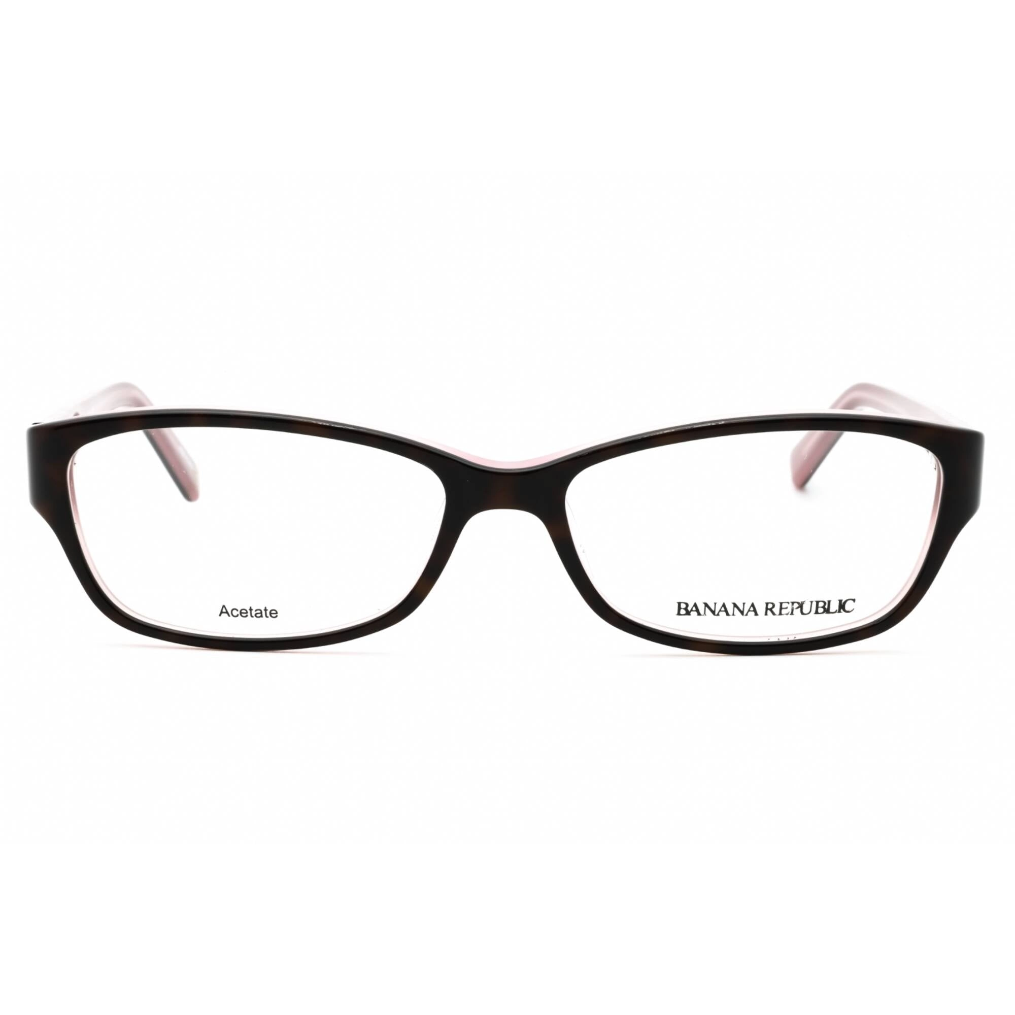 Banana Republic Women's Eyeglasses - Tortoise Pink Rectangular Frame | Buffy 01K2 00