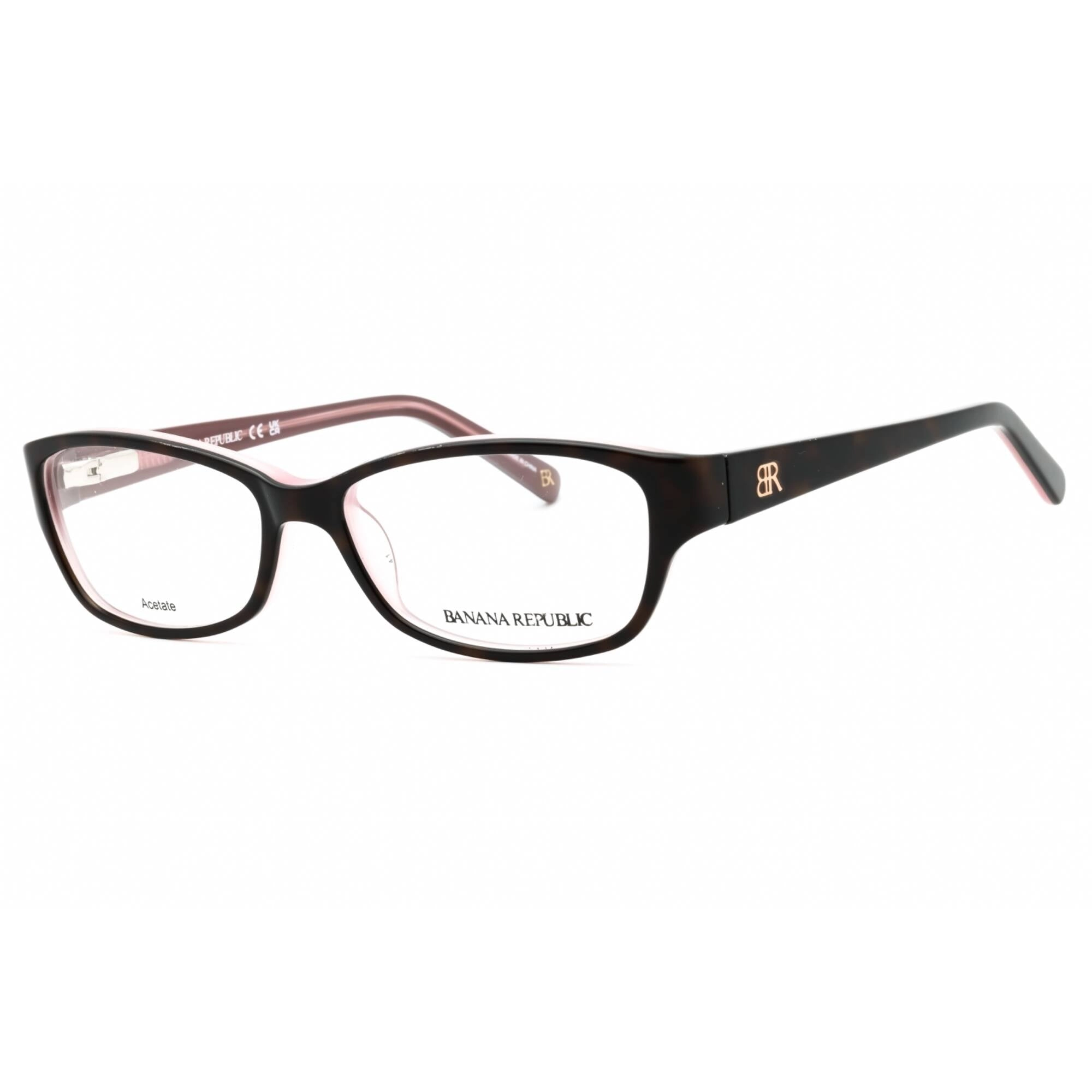 Banana Republic Women's Eyeglasses - Tortoise Pink Rectangular Frame | Buffy 01K2 00