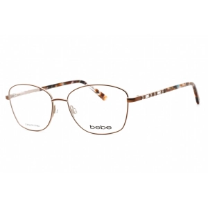 Bebe Women's Eyeglasses - Topaz Rectangular Shape Plastic Frame Clear Lens | BB5192 200