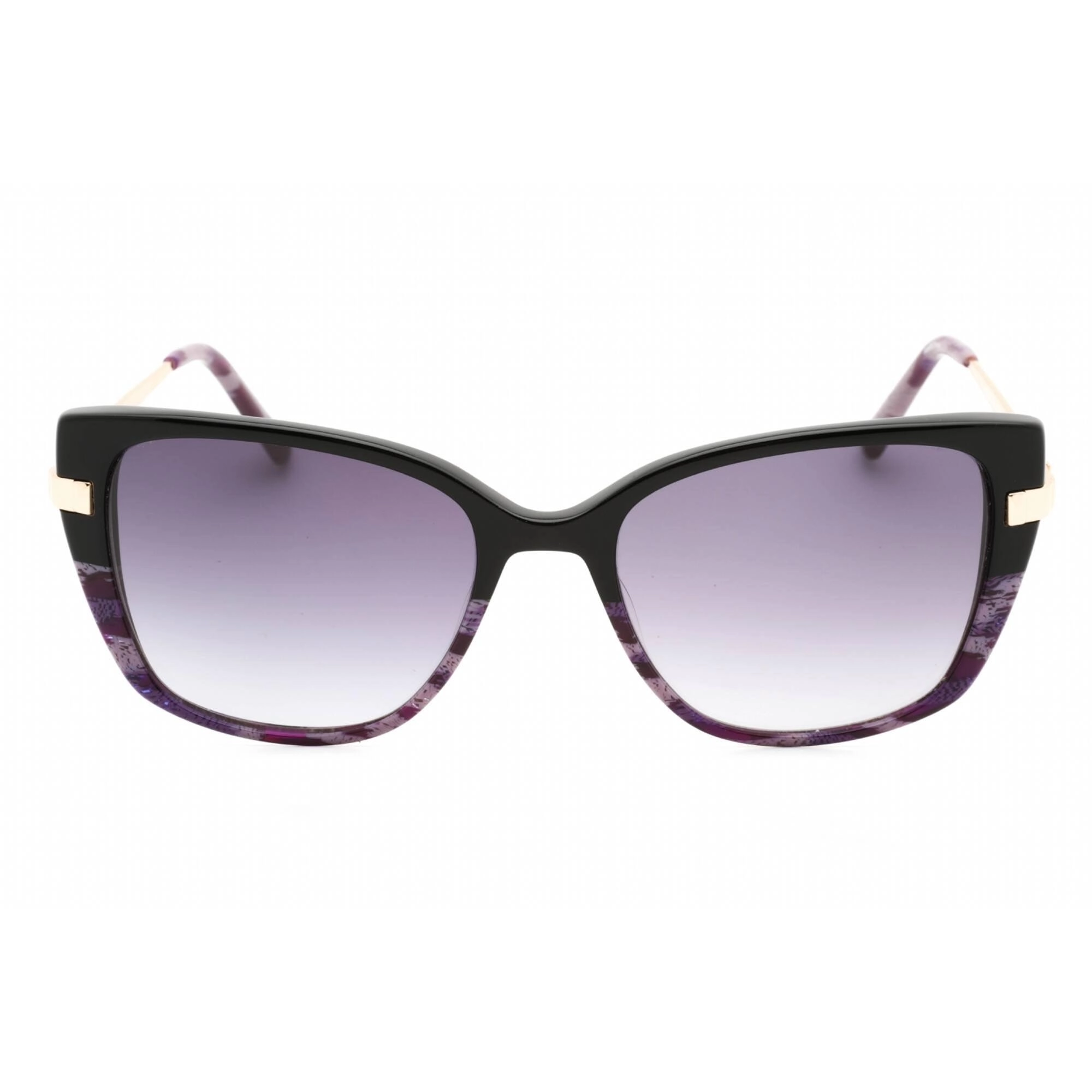 Bebe Women's Sunglasses - Jet Animal Zylonite Full Rim Cat Eye Frame | BB7237 001