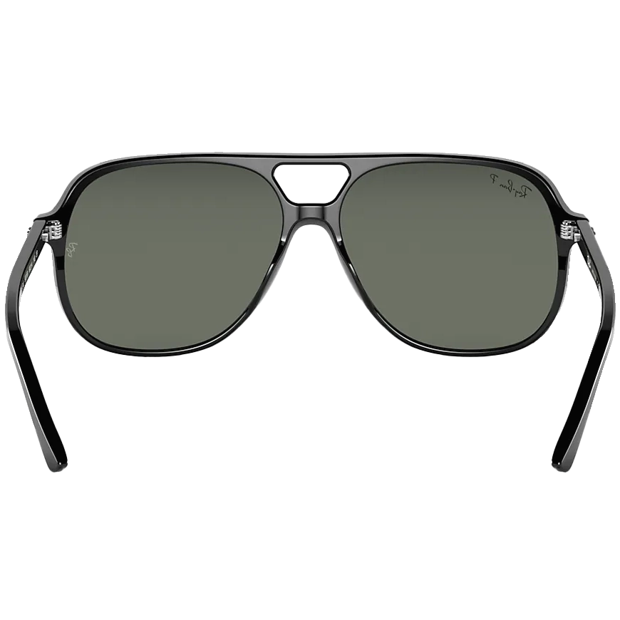 Bill - Low Bridge Black/Green Polarized