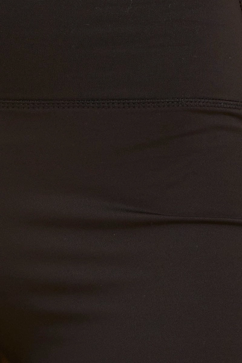 Black Bike Short 3" Length Active
