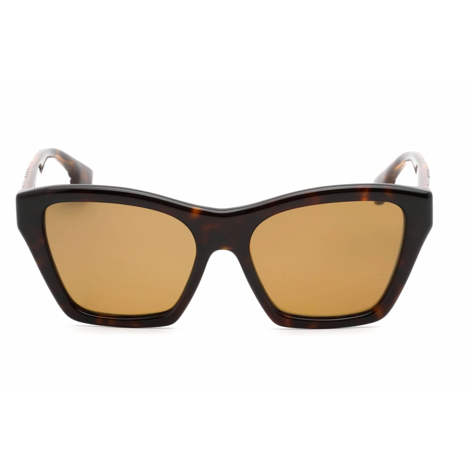 Burberry Women's Sunglasses - Full Rim Dark Havana Plastic Frame | 0BE4391 300283