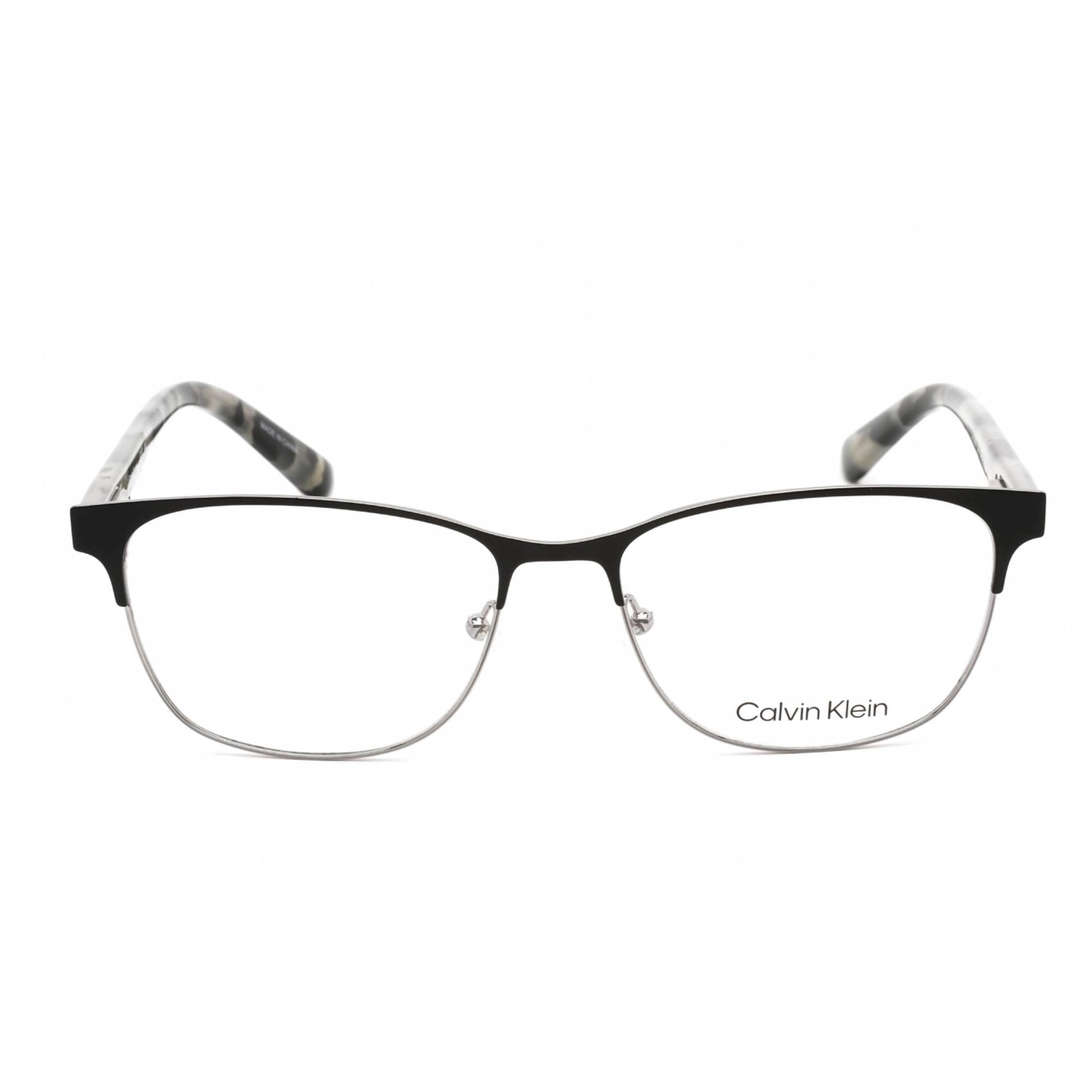 Calvin Klein Women's Eyeglasses - Black Metal Rectangular Shape Frame | CK19305 001