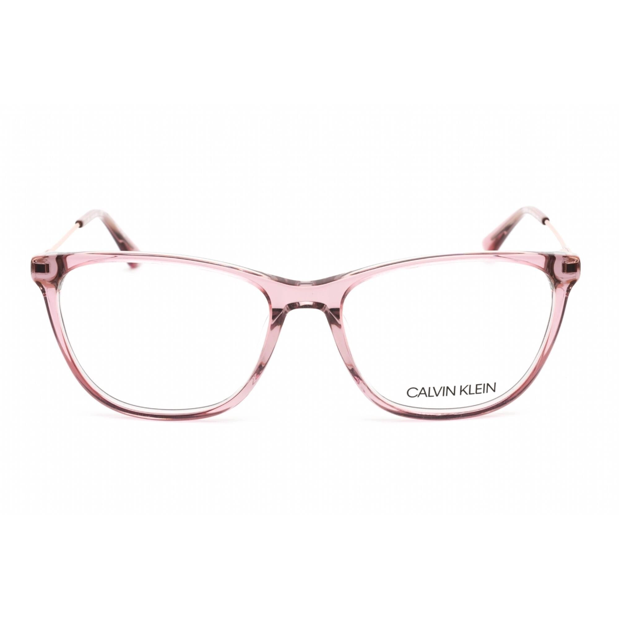 Calvin Klein Women's Eyeglasses - Crystal Mauve Laminate Zyl Round Frame | CK18706 535