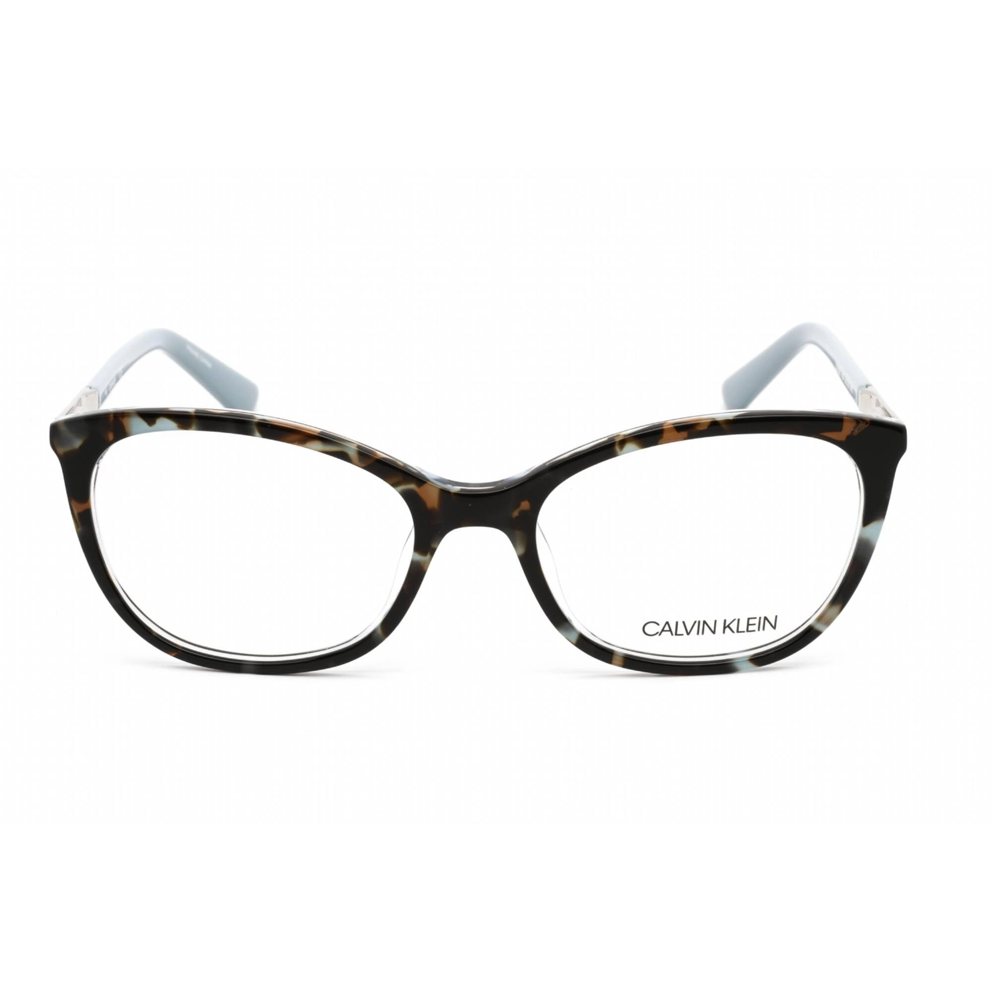 Calvin Klein Women's Eyeglasses - Full Rim Light Blue Tortoise/Sky Frame | CK20508 454