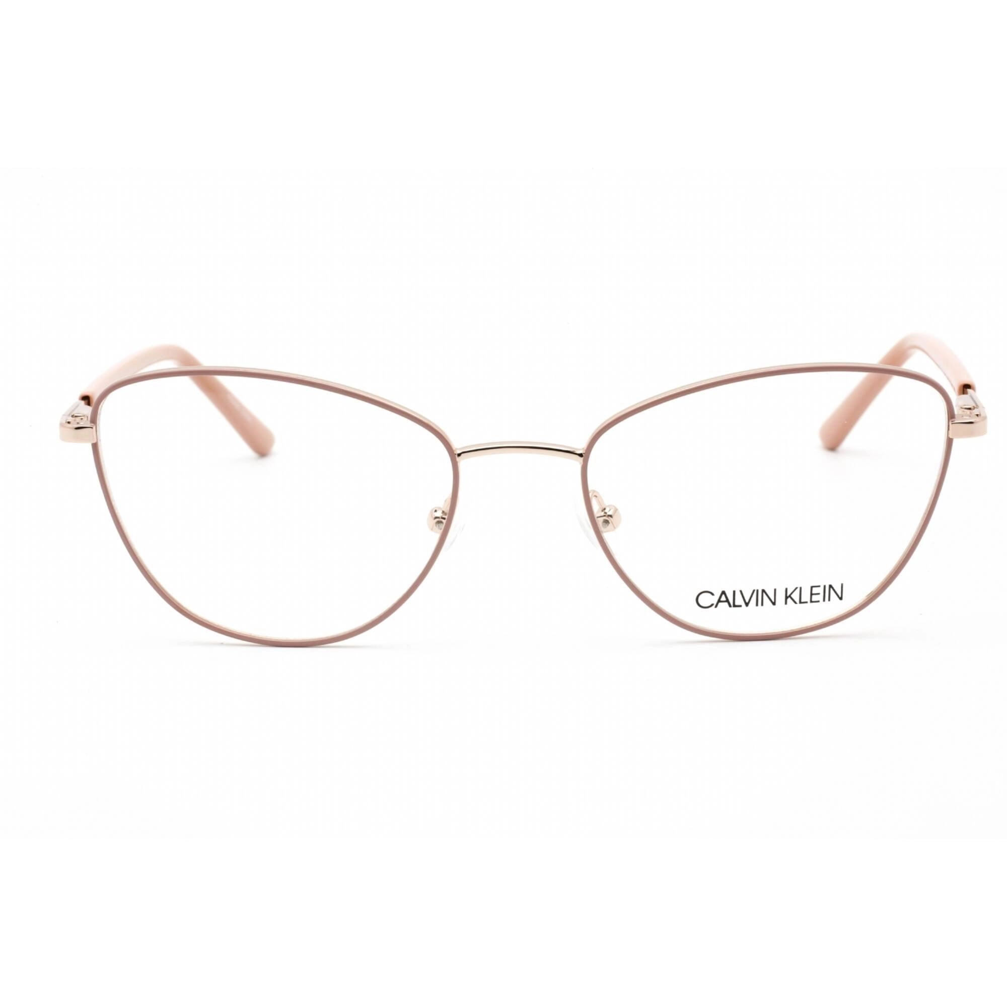 Calvin Klein Women's Eyeglasses - Full Rim Satin Blush Metal Cat Eye | CK20305 680
