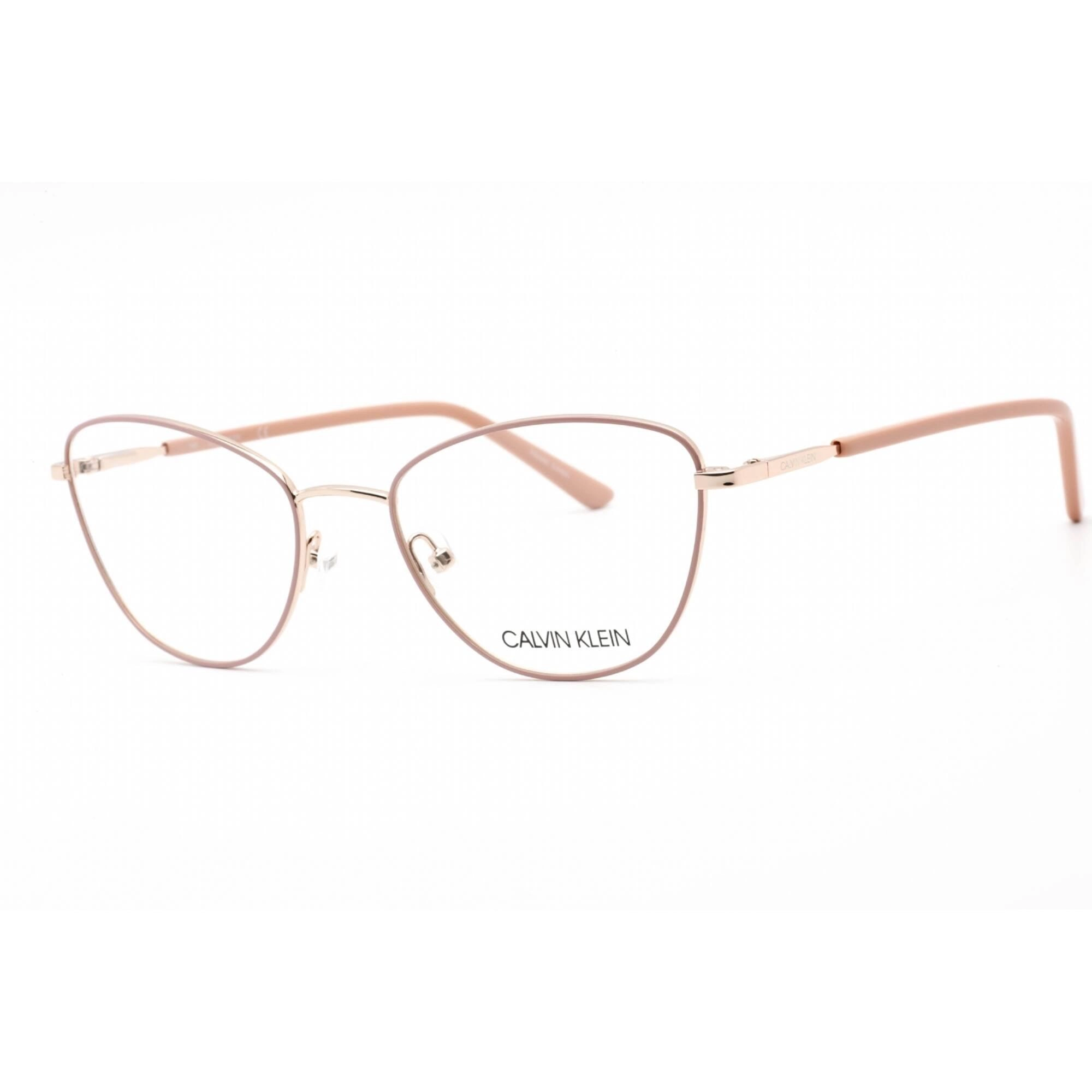 Calvin Klein Women's Eyeglasses - Full Rim Satin Blush Metal Cat Eye | CK20305 680