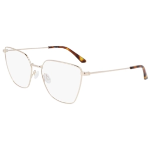 Calvin Klein Women's Eyeglasses - Gold Metal Cat Eye Frame | CALVIN KLEIN CK21102 717