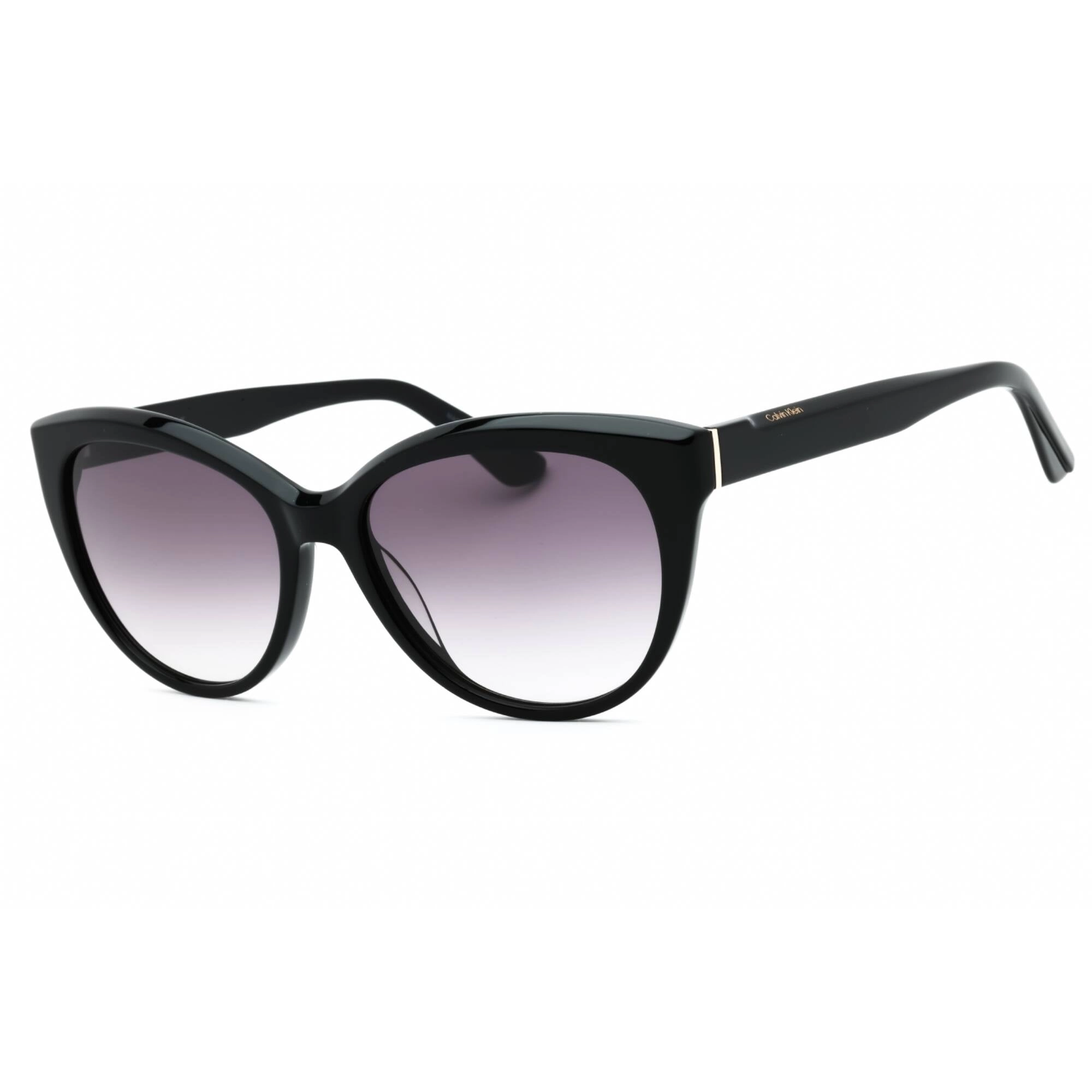 Calvin Klein Women's Sunglasses - Black Acetate Cat Eye Full Rim Frame | CK22520S 001