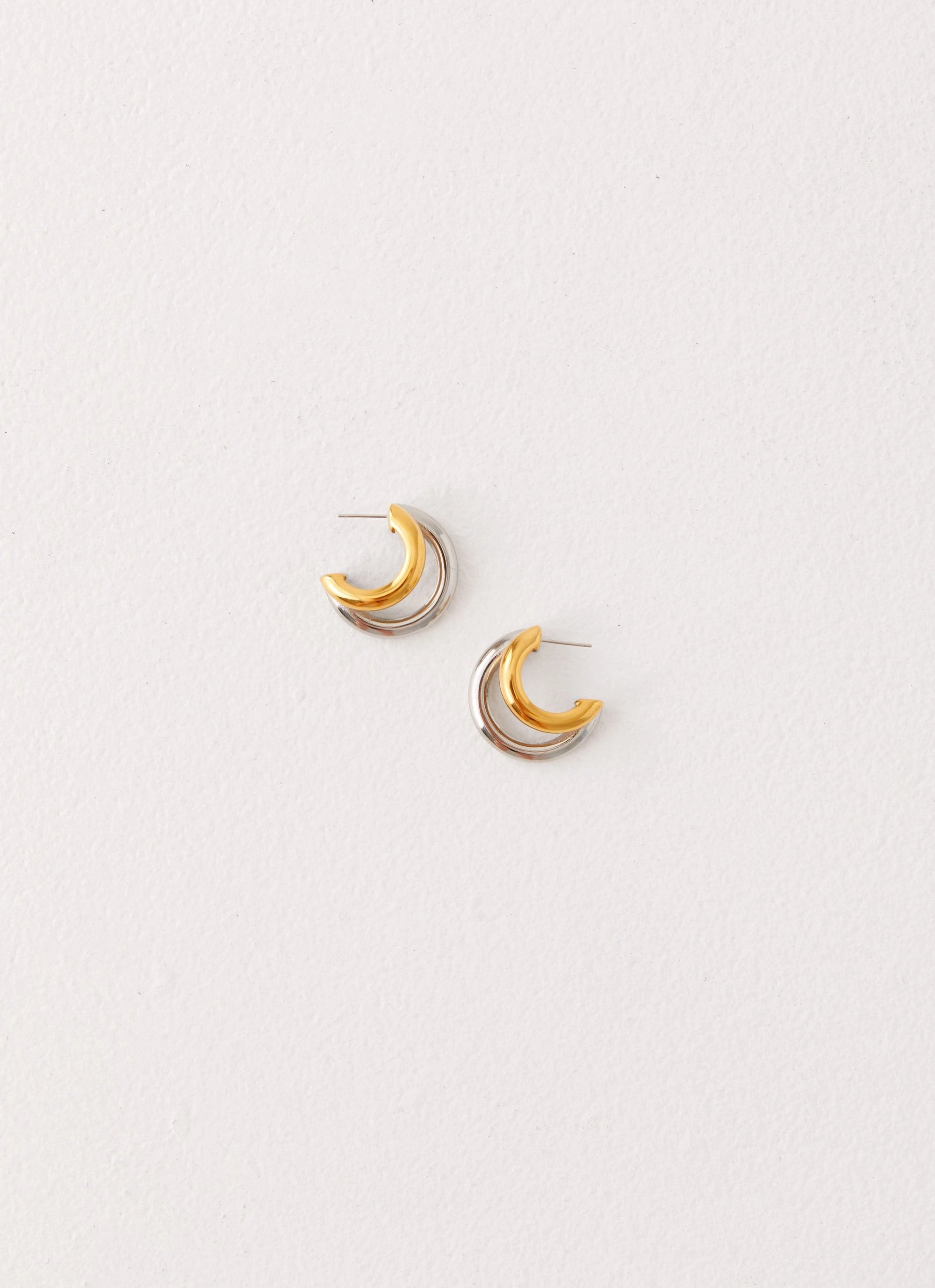 Cannon Earrings - Gold/Silver