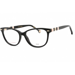 Carolina Herrera Women's Eyeglasses - Black Pink Plastic Cat Eye Frame | CH 0048 03H2