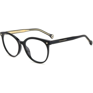 Carolina Herrera Women's Eyeglasses - Black Round Frame Demo Lens | HER 0083/G 0807