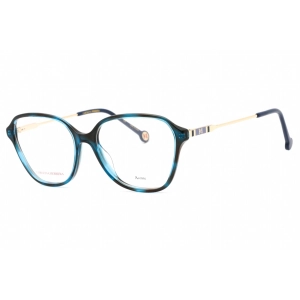 Carolina Herrera Women's Eyeglasses - Blue Havana Plastic Butterfly | HER 0117 0JBW
