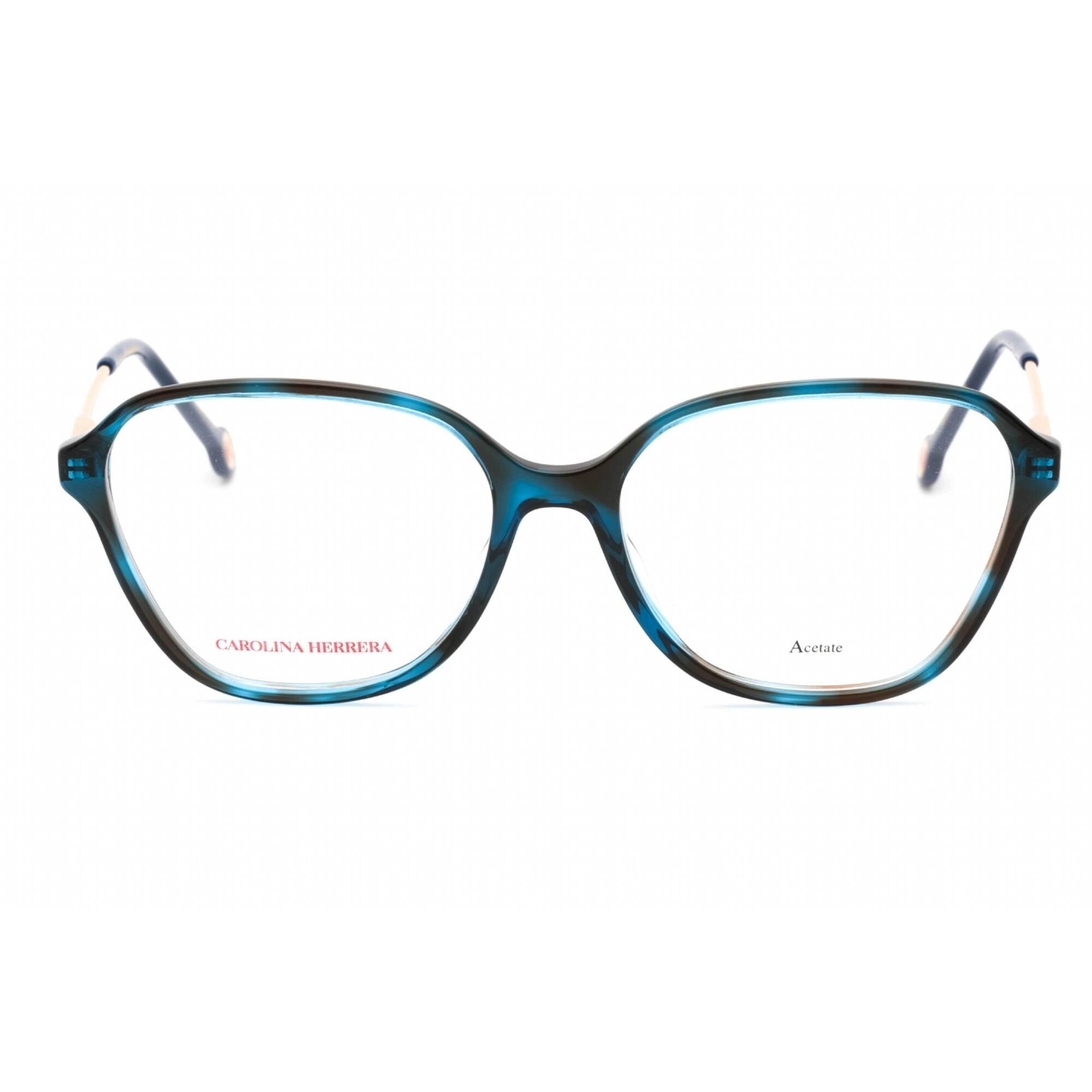Carolina Herrera Women's Eyeglasses - Blue Havana Plastic Butterfly | HER 0117 0JBW