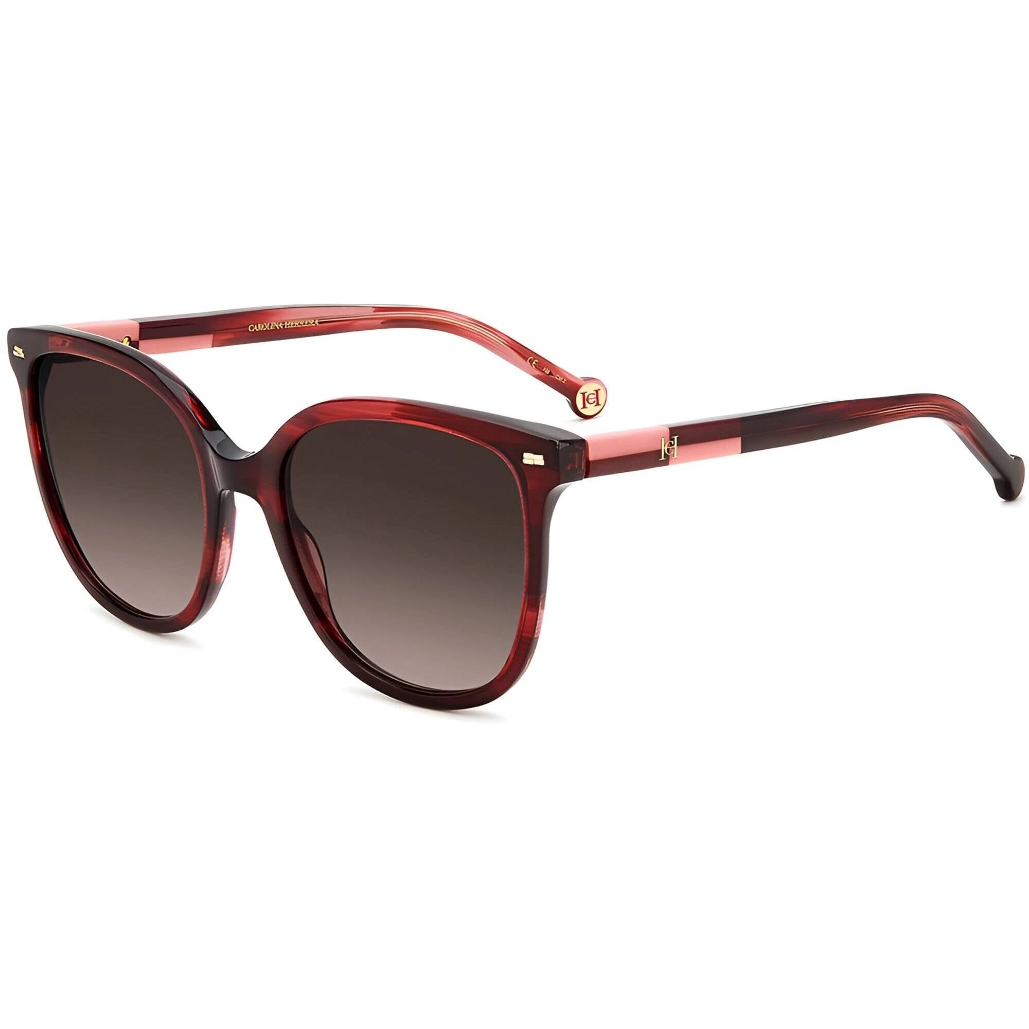Carolina Herrera Women's Sunglasses - Burgundy Horn Acetate Square | HER 0136/S 0K4G