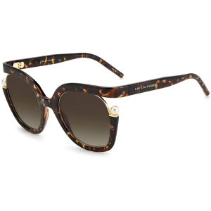 Carolina Herrera Women's Sunglasses - Havana Full Rim Cat Eye Frame | CH 0003/S 0086