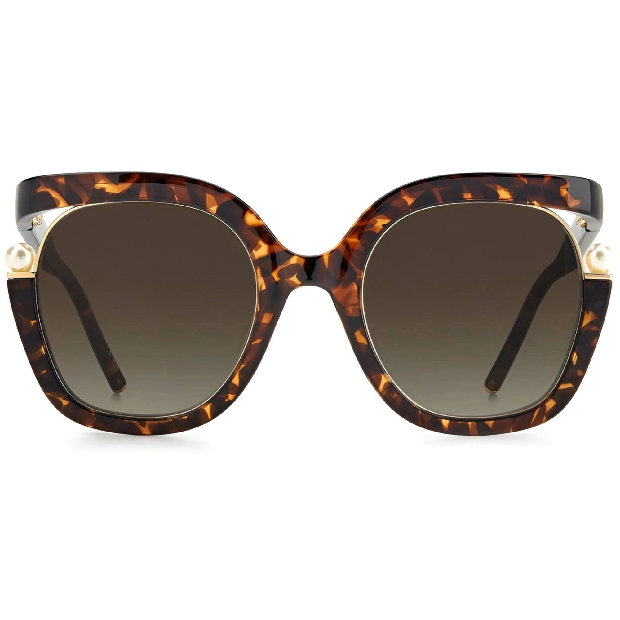 Carolina Herrera Women's Sunglasses - Havana Full Rim Cat Eye Frame | CH 0003/S 0086