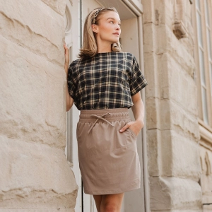 Cher Skirt, Chestnut