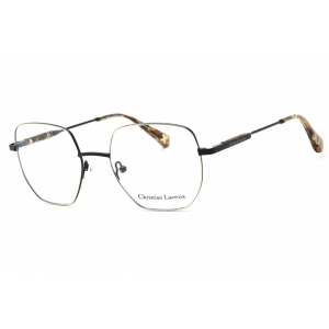 Christian Lacroix Women's Eyeglasses - Gold/Jet Metal Geometric Frame | CL3077 401