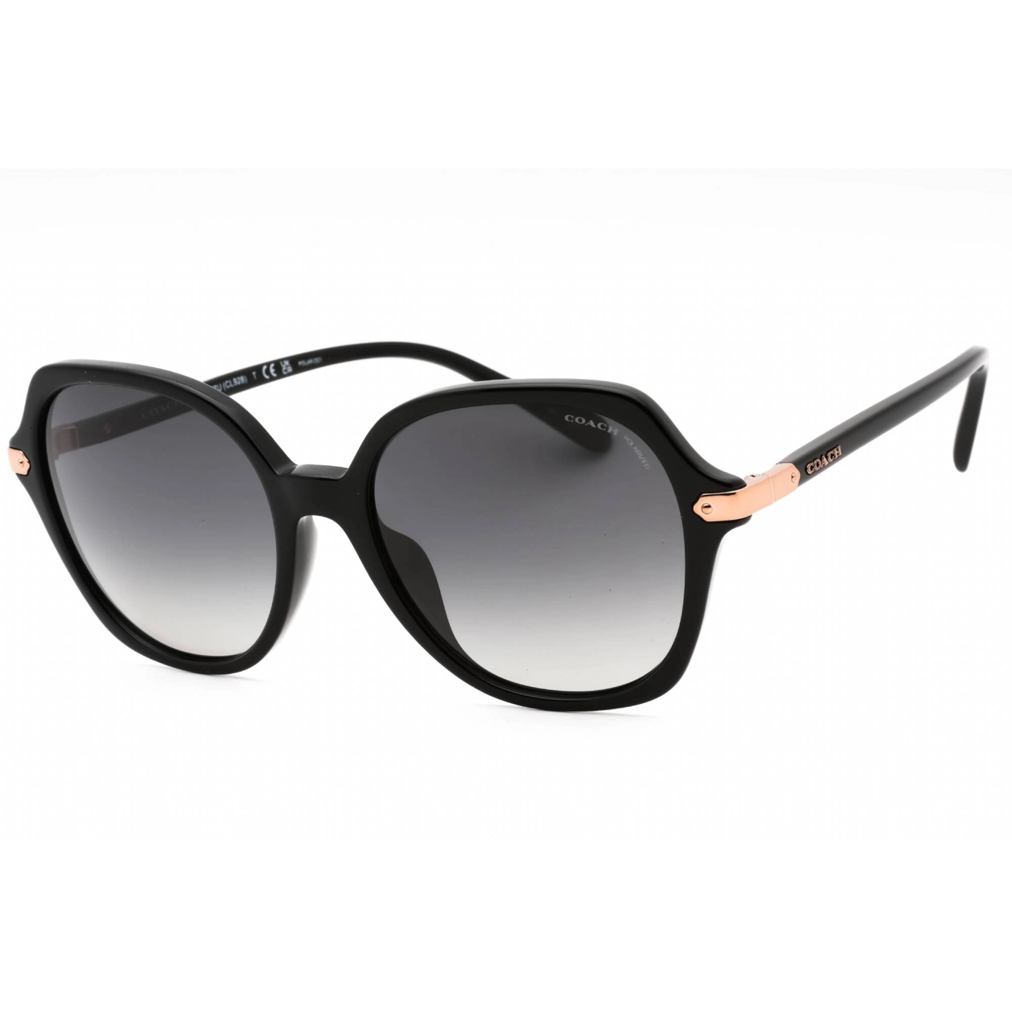 Coach Women's Sunglasses - Black Plastic Butterfly Full Rim Frame | 0HC8377U 5002T3