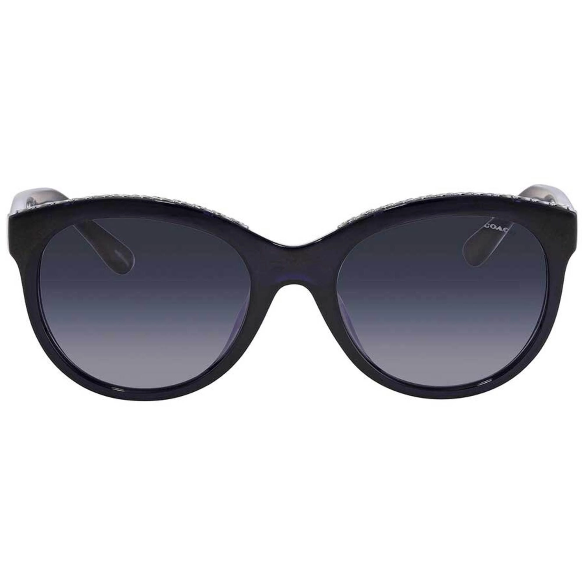 Coach Women's Sunglasses - Blue Grey Gradient Lens Cat Eye Frame | 0HC8297U 54504L52