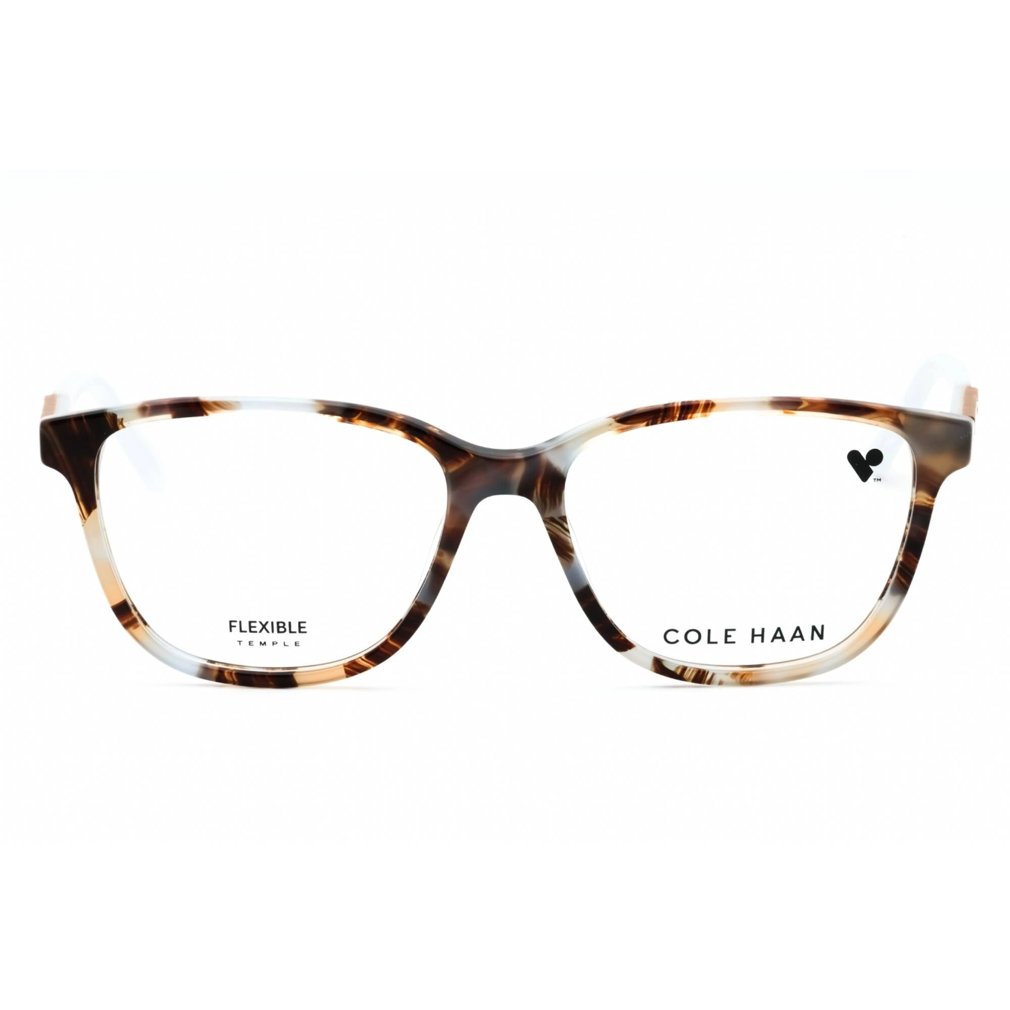 Cole Haan Women's Eyeglasses - Brown Tortoise Full Rim Cat Eye Frame | CH5043 210
