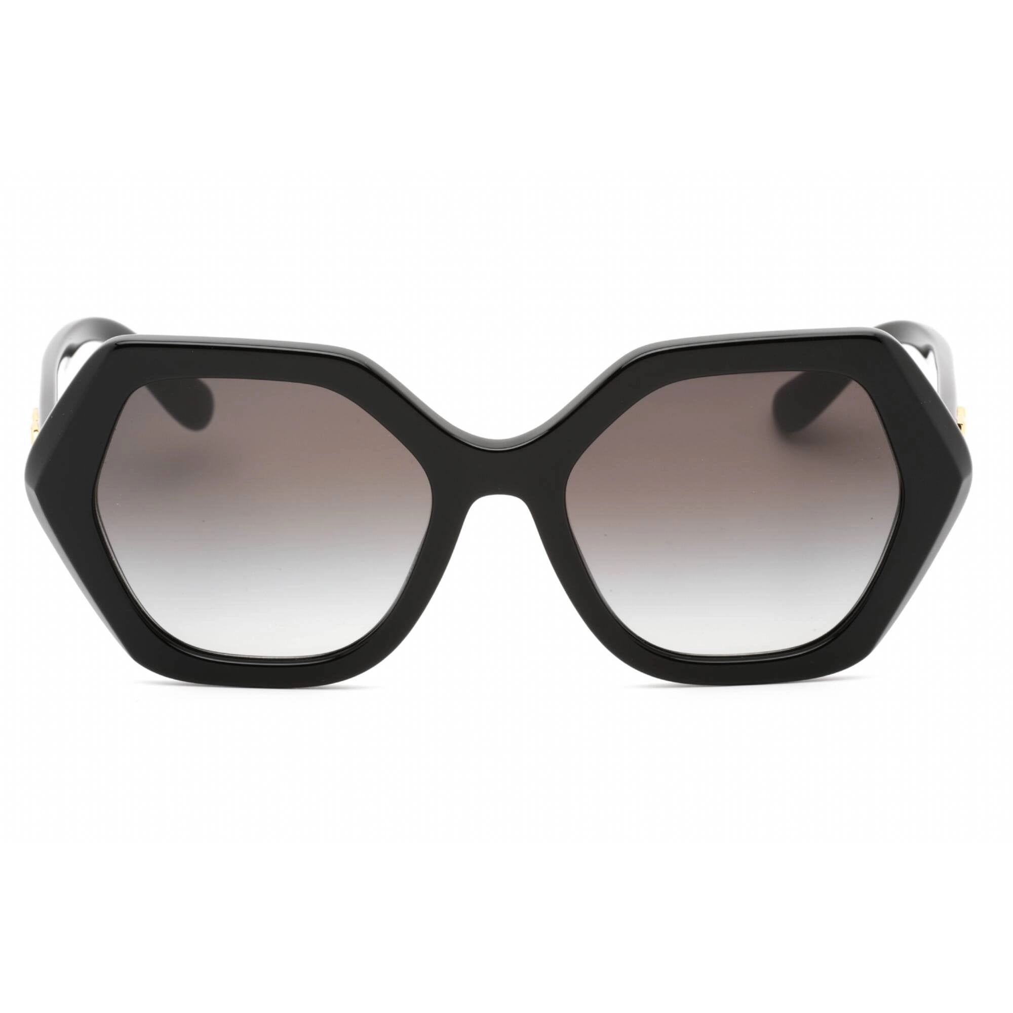 Dolce & Gabbana Women's Sunglasses - Black Geometric Full Rim Frame | 0DG4406 501/8G