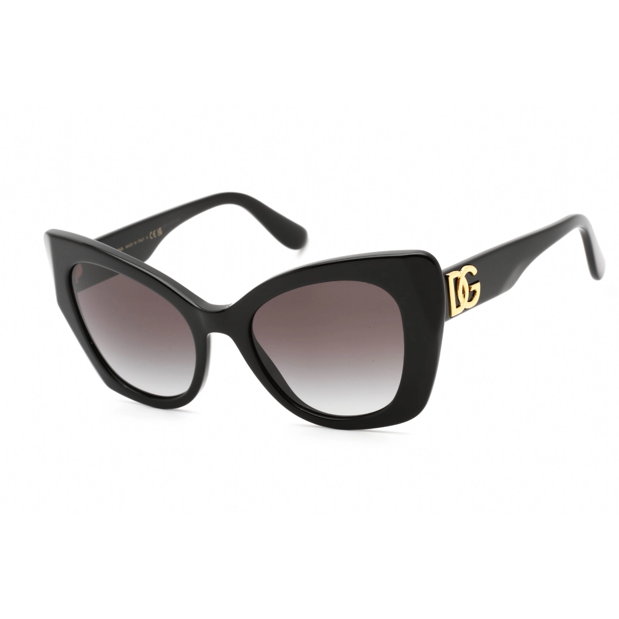 Dolce & Gabbana Women's Sunglasses - Black Plastic Cat Eye Frame | 0DG4405 501/8G