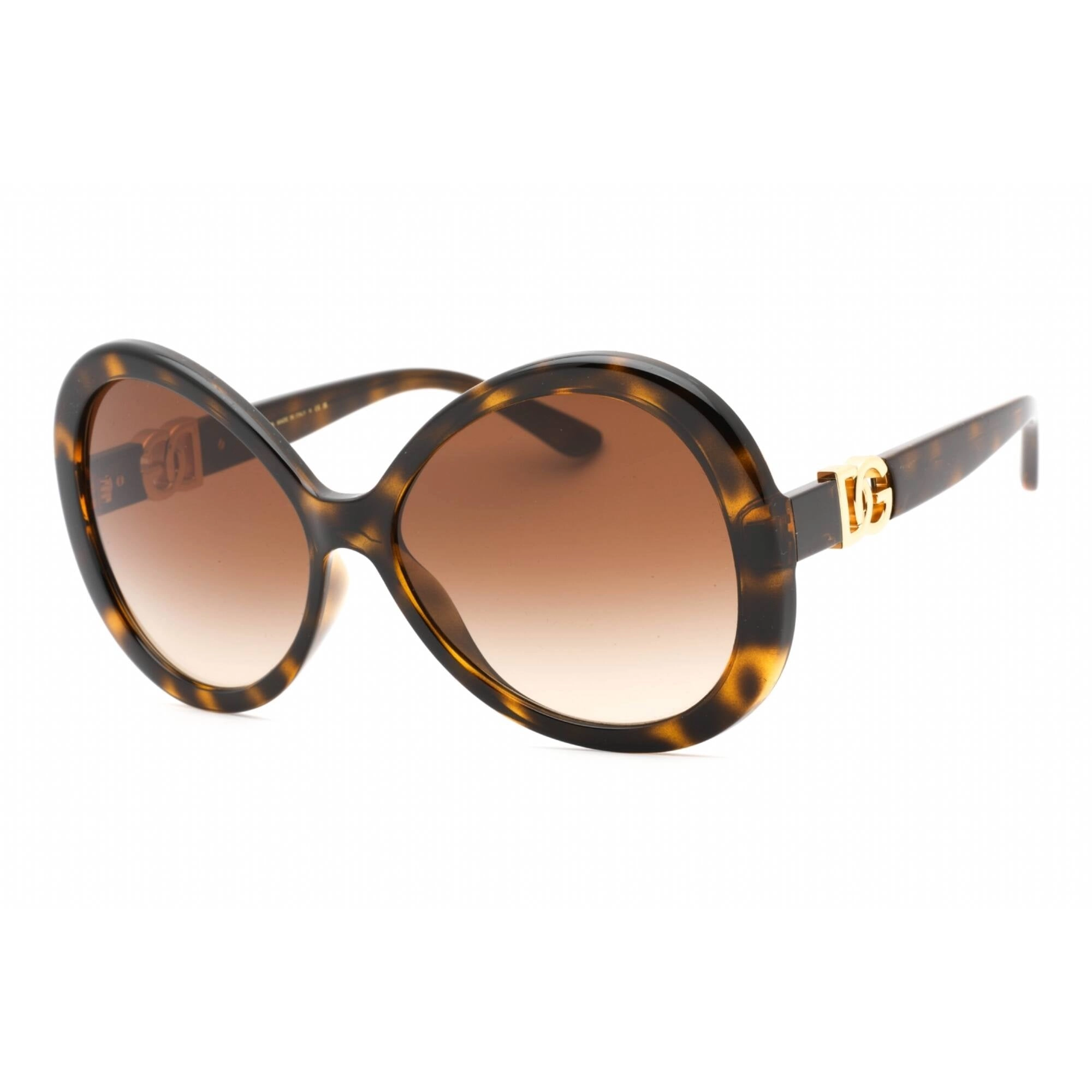 Dolce & Gabbana Women's Sunglasses - Havana Butterfly Plastic Frame | 0DG6194U 502/13