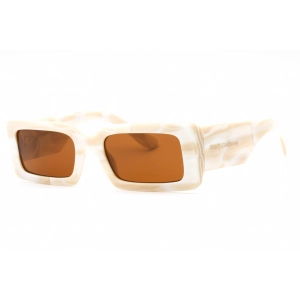 Dolce & Gabbana Women's Sunglasses - Sand Brown White Marble Frame | 0DG4416 343173