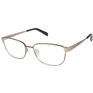 Eddie Bauer Women's Eyeglasses - Brown Metal Rectangular Frame | EDDIE BAUER 32206 BR