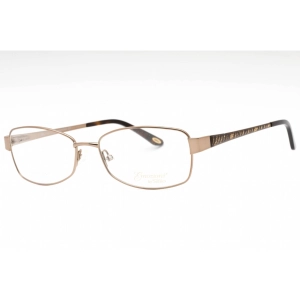 Emozioni Women's Eyeglasses - Brown Gold Metal Rectangular Frame | EM 4413 0FG4 00