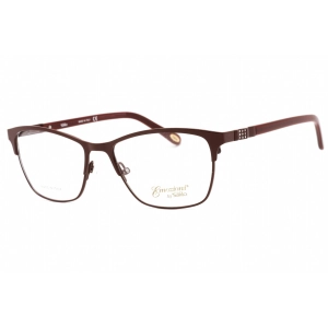 Emozioni Women's Eyeglasses - Burgundy Full Rim Rectangular Frame | EM 4392 0LHF 00